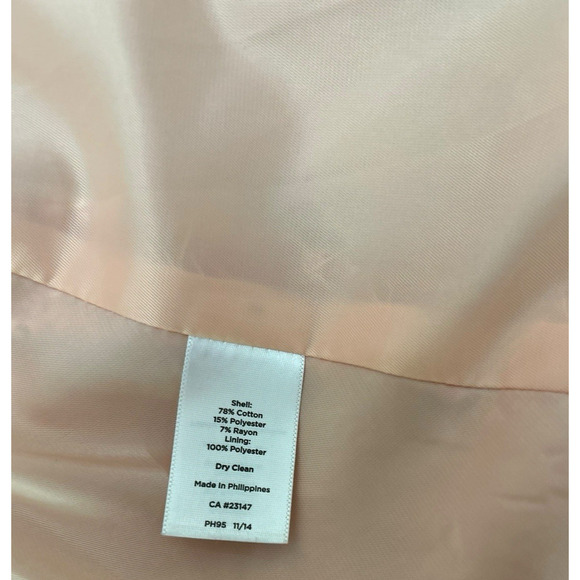 Vintage Talbots Pink Tweed Knit Blazer Jacket Size 4 Preppy Classic Career Twee - Picture 8 of 10